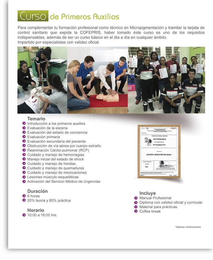 primeros auxilios